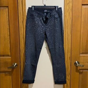 NY&Co Black Glitter Jeans